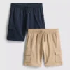 1.5-8yrs | 2pk cargo shorts