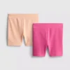 1.5-8yrs | 2pk ribbed cycling shorts