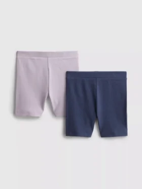 1.5-8yrs | 2pk ribbed cycling shorts