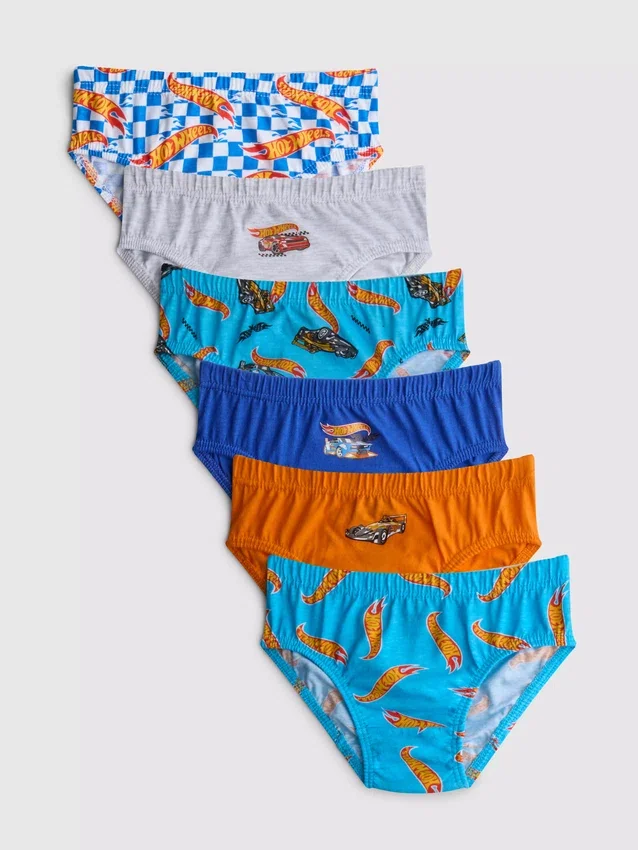1.5-8yrs | 6pk hot wheels briefs