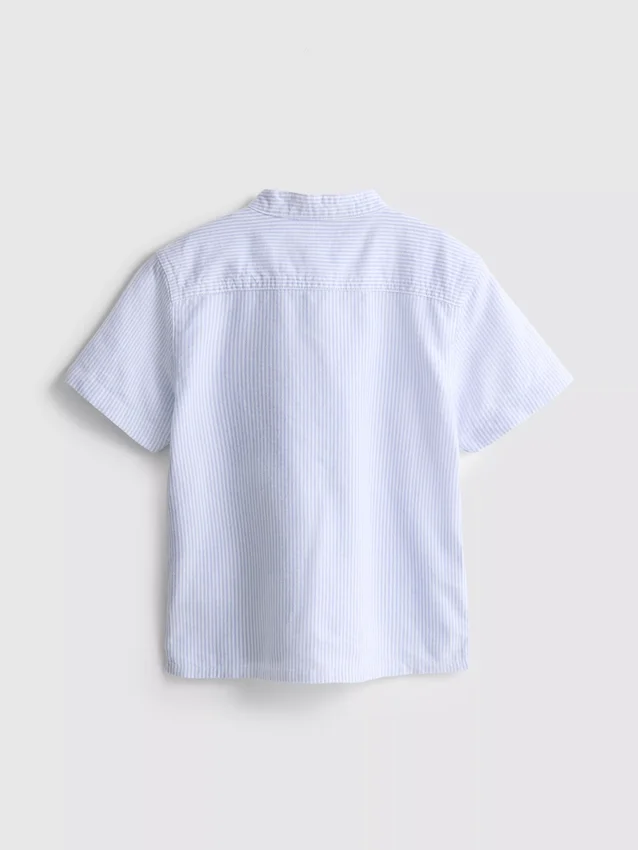 1.5-8yrs | band collar shirt