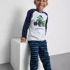 1.5-8yrs | dinosaur graphic fleece pajamas