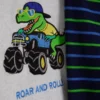 1.5-8yrs | dinosaur graphic fleece pajamas