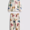 1.5-8yrs | dinosaur graphic sweatshirt and sweatpants set