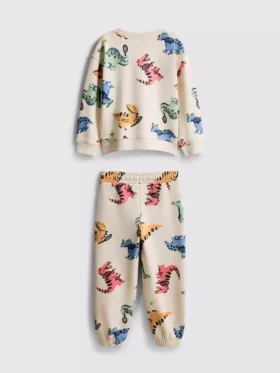 1.5-8yrs | dinosaur graphic sweatshirt and sweatpants set