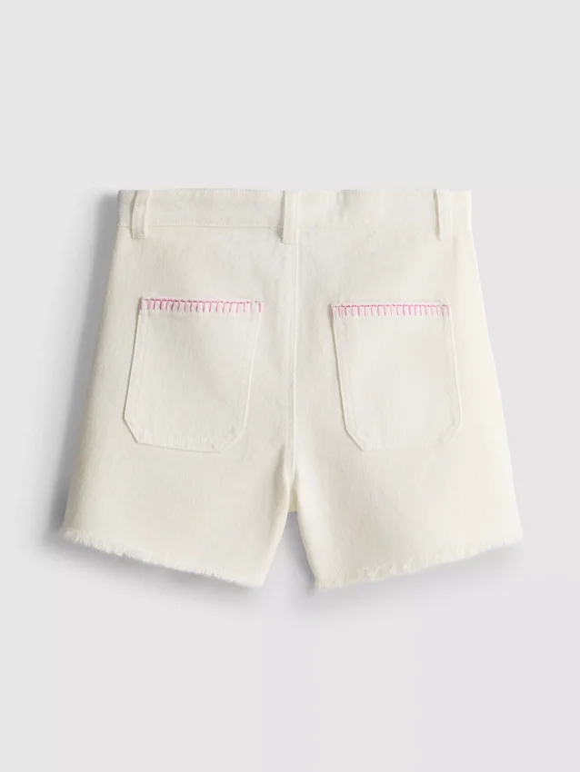 1.5-8yrs | disney's stitch contrast stitch denim shorts