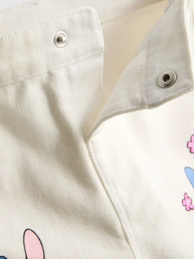 1.5-8yrs | disney's stitch contrast stitch denim shorts