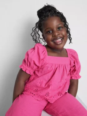 1.5-8yrs | floral embroidered blouse