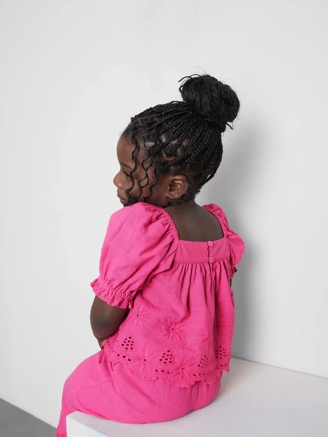 1.5-8yrs | floral embroidered blouse