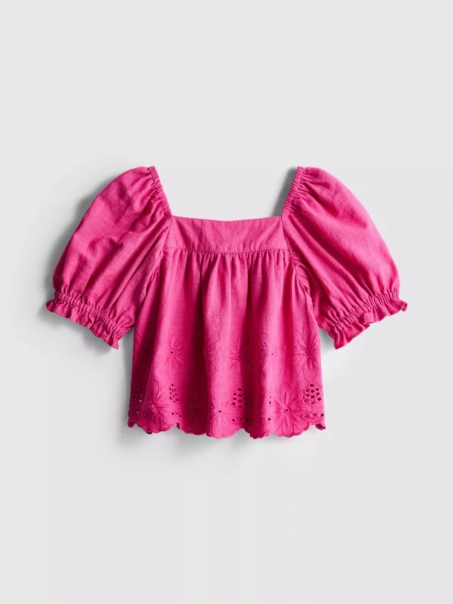 1.5-8yrs | floral embroidered blouse