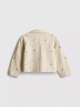 1.5-8yrs | floral embroidered denim jacket