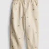 1.5-8yrs | floral embroidered paperbag jeans