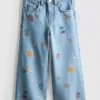 1.5-8yrs | fruit embroidered jeans