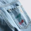 1.5-8yrs | fruit embroidered jeans