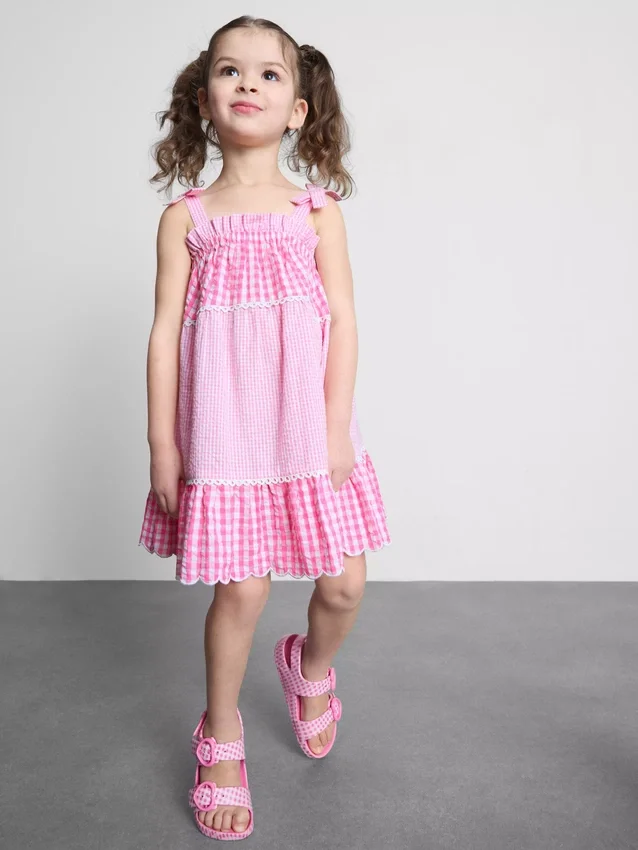 1.5-8yrs | gingham dress