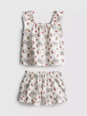 1.5-8yrs | hello kitty blouse and shorts set