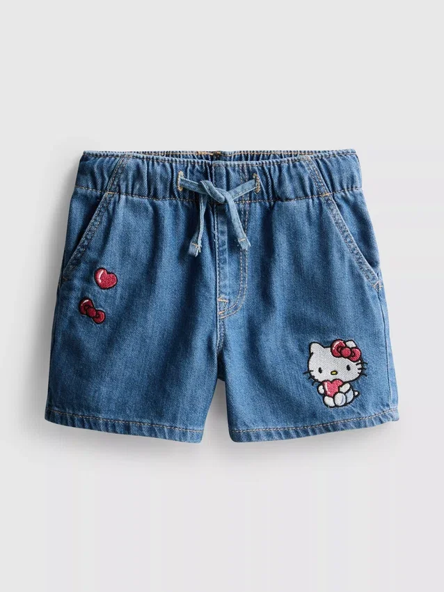 1.5-8yrs | hello kitty denim shorts