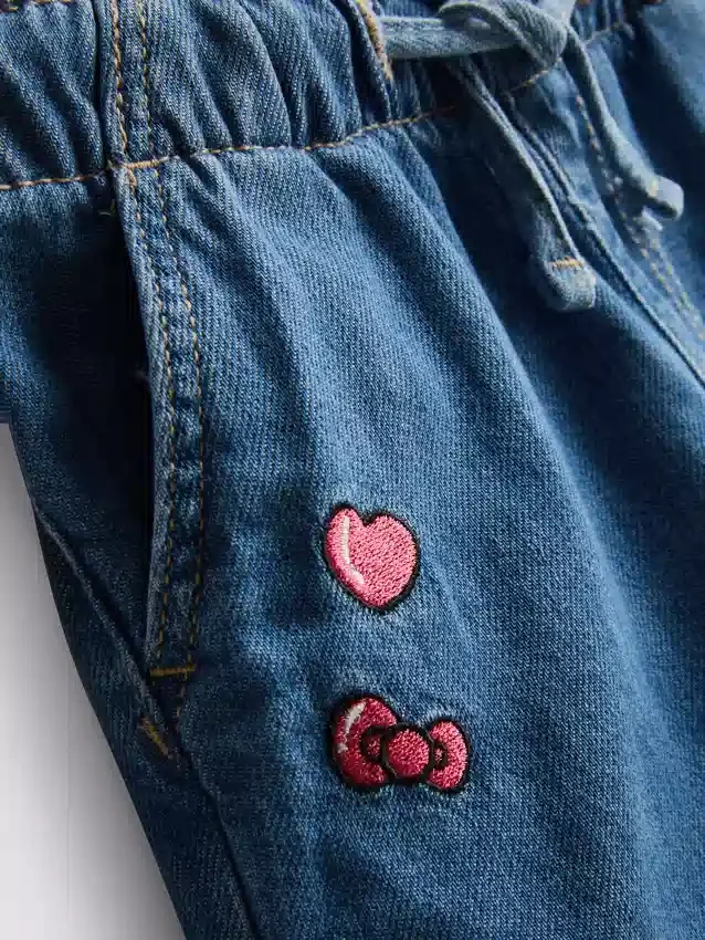 1.5-8yrs | hello kitty denim shorts