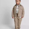 1.5-8yrs | jacquard zip-up jacket and joggers set