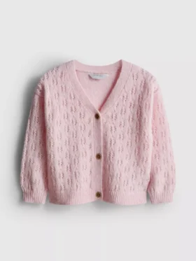 1.5-8yrs | open-knit cardigan