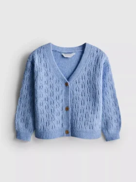 1.5-8yrs | open-knit cardigan