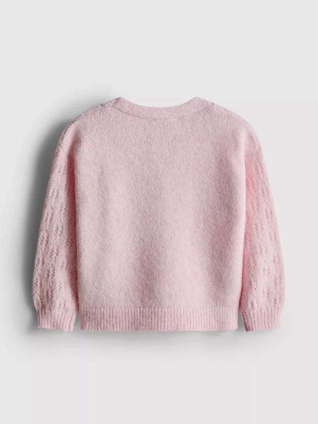 1.5-8yrs | open-knit cardigan