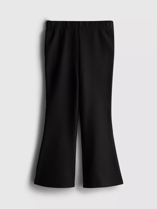 1.5-8yrs | ottoman textured flare leggings