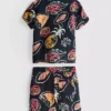 1.5-8yrs | printed shirt and shorts set