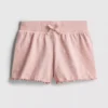 1.5-8yrs | ribbed lettuce trim shorts