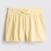 1.5-8yrs | ribbed lettuce trim shorts