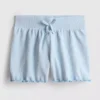 1.5-8yrs | ribbed lettuce trim shorts