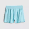 1.5-8yrs | ribbed lettuce trim shorts