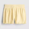 1.5-8yrs | ribbed lettuce trim shorts