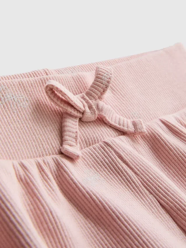 1.5-8yrs | ribbed lettuce trim shorts