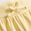 1.5-8yrs | ribbed lettuce trim shorts