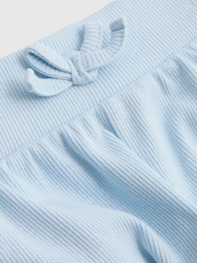 1.5-8yrs | ribbed lettuce trim shorts