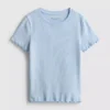 1.5-8yrs | ribbed lettuce trim t-shirt