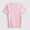 1.5-8yrs | ribbed lettuce trim t-shirt