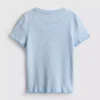 1.5-8yrs | ribbed lettuce trim t-shirt