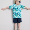 1.5-8yrs | slub cotton shirt and shorts set