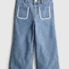 1.5-8yrs | stripe ric rac jeans