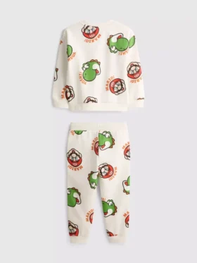 1.5-8yrs | super mario world sweatshirt and joggers set