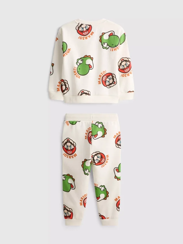 1.5-8yrs | super mario world sweatshirt and joggers set