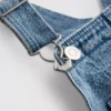 1.5-9yrs | bow denim overalls