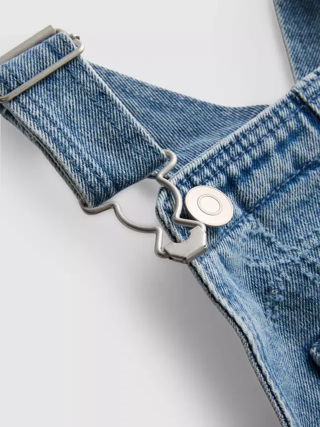 1.5-9yrs | bow denim overalls
