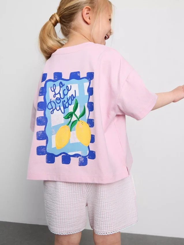 1.5-9yrs | boxy t-shirt and shorts set
