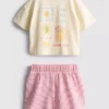 1.5-9yrs | boxy t-shirt and shorts set