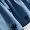 1.5-9yrs | chambray blouse and shorts set