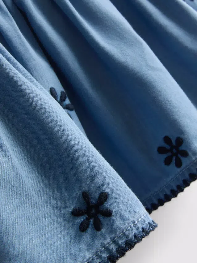 1.5-9yrs | chambray blouse and shorts set