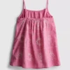 1.5-9yrs | chambray embroidered cami dress